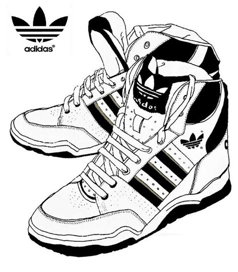 Adidas Coloring Page Shoes - Coloring Home