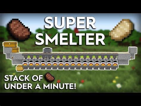 How to make a Minecraft super smelter