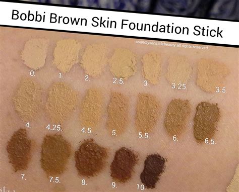 Bobbi Brown Skin Foundation Stick; Review & Swatches of Shades