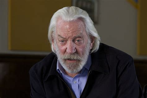 HD wallpaper: men's black suit jacket, donald sutherland, actor, gray ...