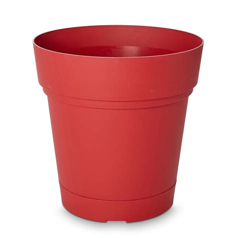 Nurgul Red Plastic Plant pot (Dia)58cm | Departments | DIY at B&Q