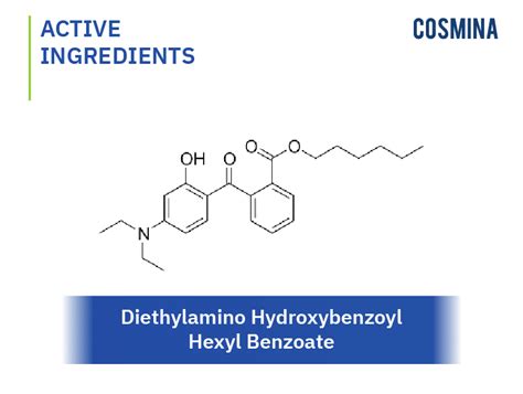 Diethylamino Hydroxybenzoyl Hexyl Benzoate