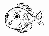 Easy Flounder Coloring Activity  Page sketch template