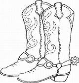 Cowgirl Boots Coloring Pages At GetColoringscom  Free Printable sketch template