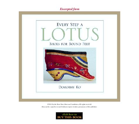 (PDF) Every Step A Lotus: Shoes for Bound Feet | Dorothy Ko - Academia.edu