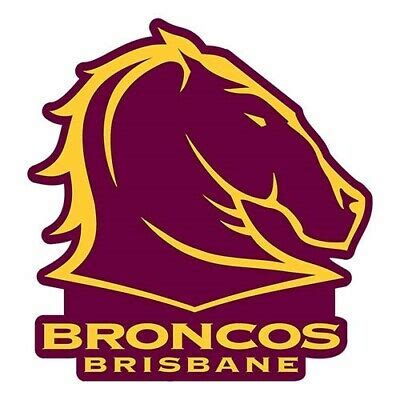 Brisbane Broncos NRL Logo Sticker Car School Books Man Cave Gift | eBay