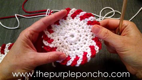 How To Crochet Chain Loop Edging - YouTube