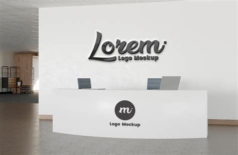 Premium PSD | Office reception mockup design