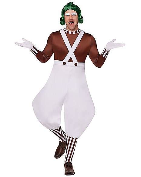 Adult Oompa Loompa Costume - Willy Wonka and the Chocolate Factory ...