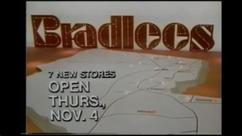 Bradlees Commercial Grand Opening of 7 stores in New Jersey (1982 ...