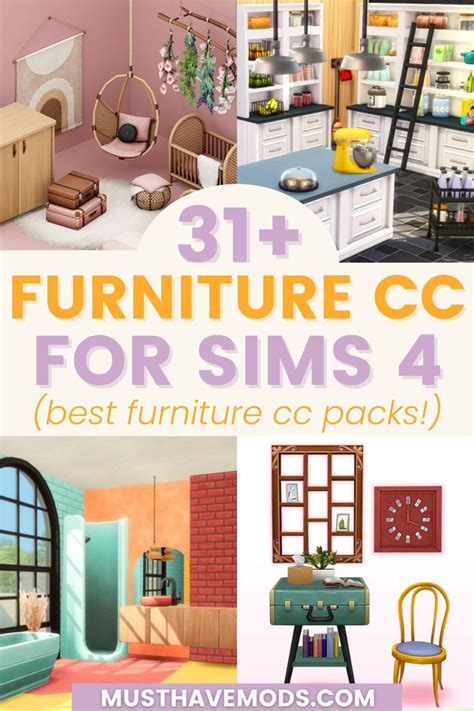 31+ Incredible Sims 4 Furniture CC Packs You Need