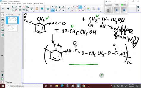 SOLVED:Explain why the addition of glycerol to the polymerization of toluene diisocyanate and ...