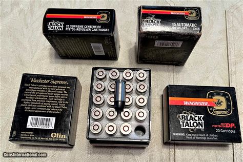 Winchester Black Talon .45ACP 230gr.SXT DP 5 boxes