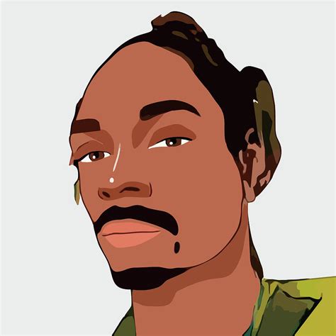 Snoop Dogg Cartoon Portrait 1 Digital Art by Ahmad Nusyirwan - Fine Art ...