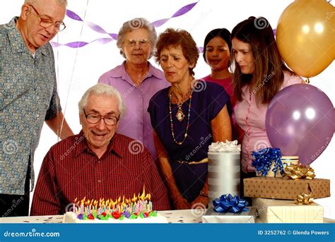 Senior Birthday Party stock photo. Image of enjoy, burning - 3252762