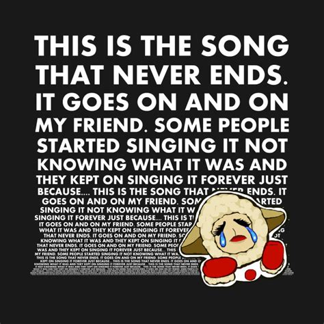 The Song That Never Ends 2 - Lambchop - T-Shirt | TeePublic