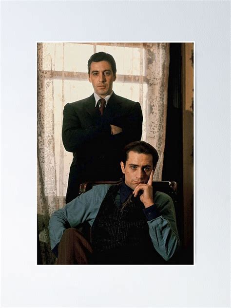 "The Godfather - Al Pacino, Robert De Niro" Poster for Sale by B-Group | Redbubble