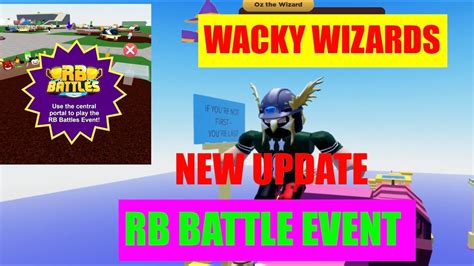 NEW UPDATE, WACKY WIZARDS, RB BATTLES EVENT - YouTube