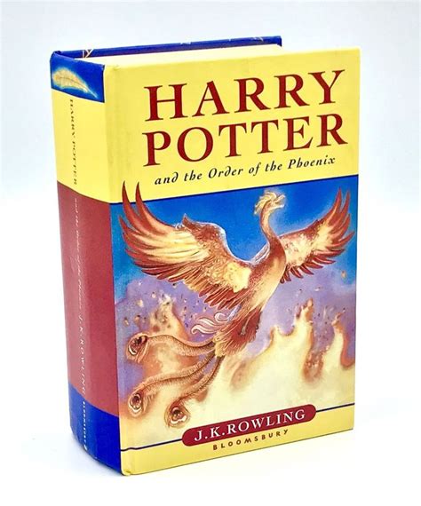 Harry Potter & The Order Of The Phoenix Book Jk Rowling Bloomsbury 1st edition | Harry potter ...