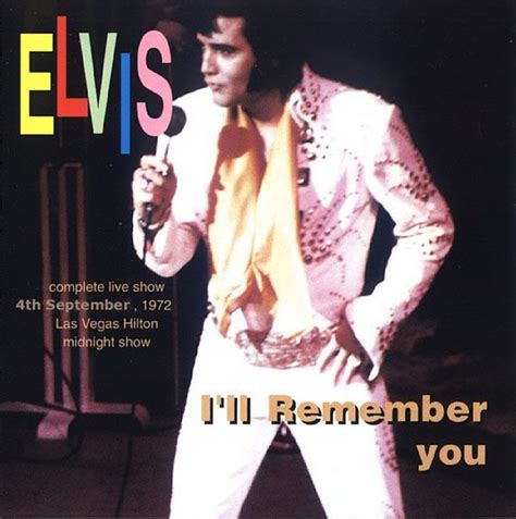 Elvis Presley - I'll Remember You (1998, CD) | Discogs