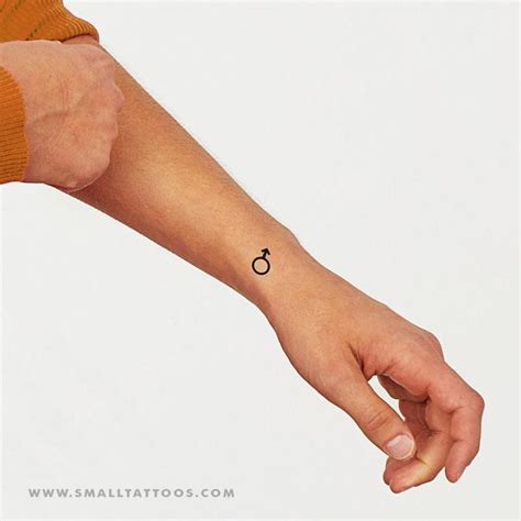 Mars Planetary Symbol Temporary Tattoo (Set of 3) | Planetary symbols ...