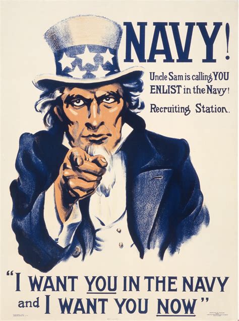 Navy! Uncle Sam is Calling You – Enlist in the Navy!