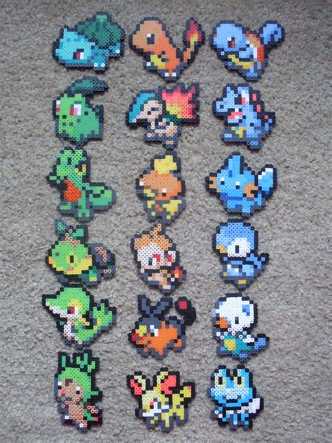 Pokemon: Perler Bead Coffret de départ générations 1-6 par ~ heatbish ...