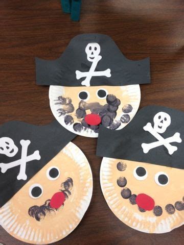 20 Easy and Adorable Paper Plate Crafts | Pirate crafts, Pirate crafts ...