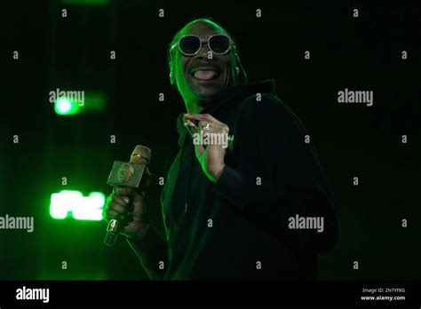 Snoop Dogg performs during Shaq's Fun House Super Bowl event on Friday ...