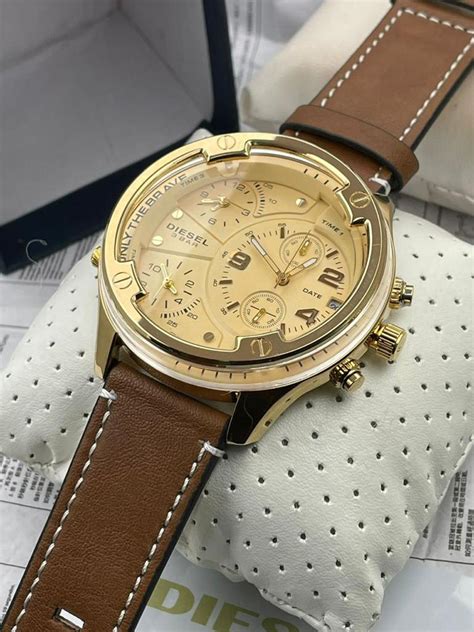 Diesel Chronograph Dated Watch With Brown Color Stainless Steel With G – Stylebrewed