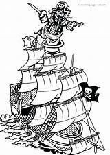 Sunken Pirate Ship Coloring Pages sketch template