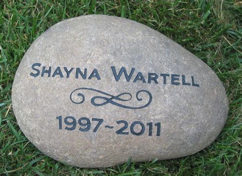 Personalized Memorial Stone Custom Memorials Memorial Garden