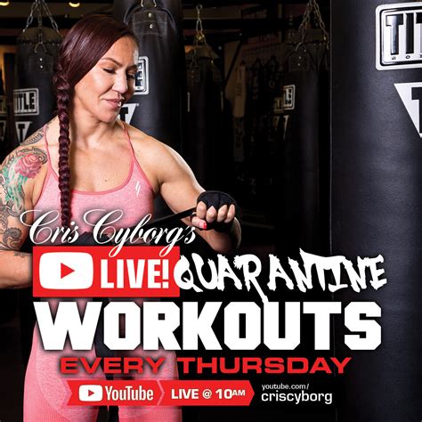 Cris Cyborg goes HAM during At Home Workout - Cris Cyborg Official Website