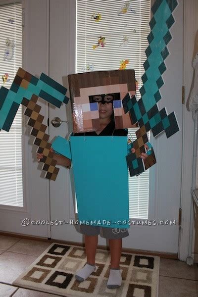 Steve from Minecraft Halloween Costume