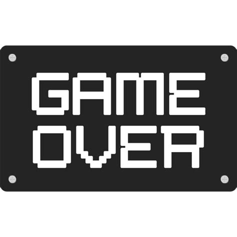 Game Over Sticker - Just Stickers : Just Stickers