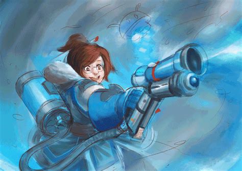 Overwatch Mei steps animated GIF by Lutherniel on DeviantArt