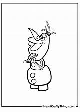 Olaf Coloring Pages  Coloring Nation sketch template