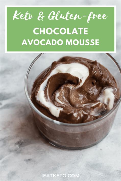 Easy keto chocolate avocado mousse | I Eat Keto