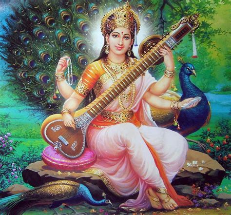 Saraswati Mata Wallpapers - Wallpaper Cave