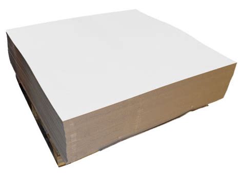 White Cardboard Sheets 841mm x 594mm A1 Single Wall