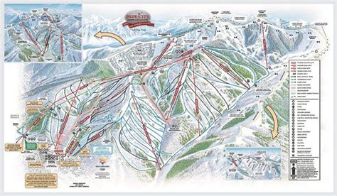 2001 PARK CITY Ski Map by Skimaps on Etsy | Park city skiing, Park city ...