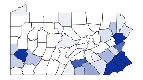 Pa. coronavirus counter: Mapping cases by county, growth over time