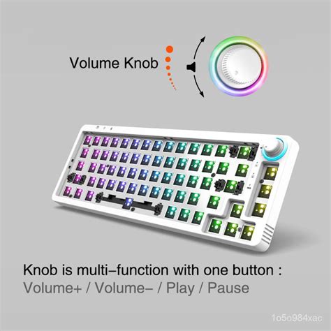 Mechanical Keyboard Kit DIY Wireless RGB Light Gaming Keyboard Kit 3 ...