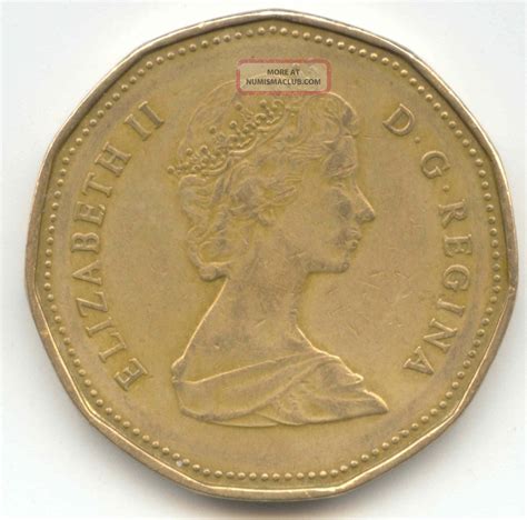 Canada 1989 Canadian 1 Dollar One Loonie $1 Exact Coin Shown