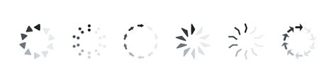 Loading icon set. Download or Upload. Loader icon circle button. Vector illustration 15601941 ...