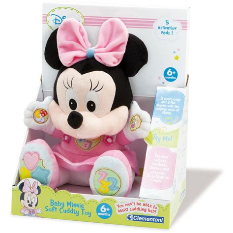 CLEMENTONI Disney Baby Minnie Soft Talking Cuddly Plush Toy (61091) | Meroncourt