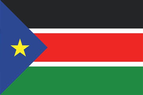 south sudan flag design 16093726 Vector Art at Vecteezy