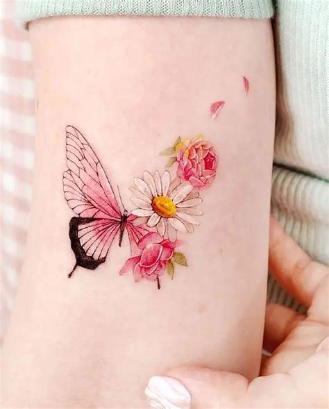 Colorful Butterflies Tattoos