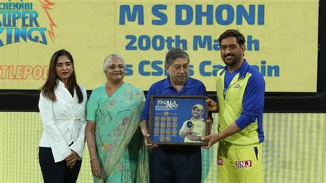 Watch: CSK felicitate MS Dhoni ahead of 200th appearance as captain ...