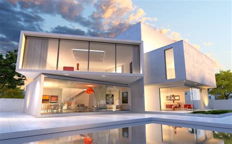 Modern House 4k Wallpaper Modern House